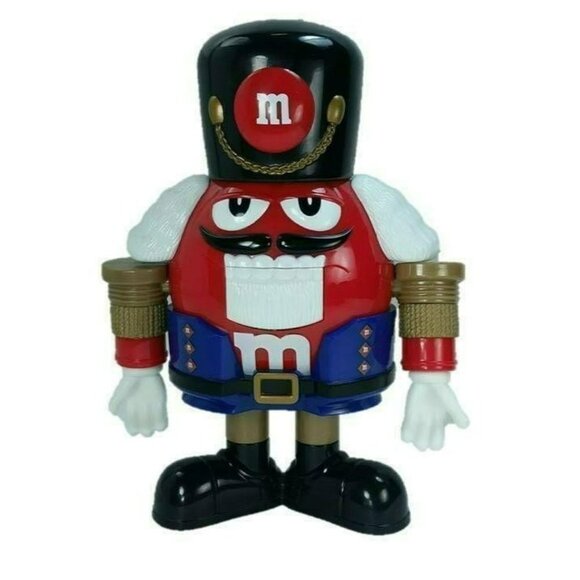 M & M‎ Nutcracker Holiday Limited Edition Chocolate Candy Dispenser Toy Soldier - Picture 1 of 6
